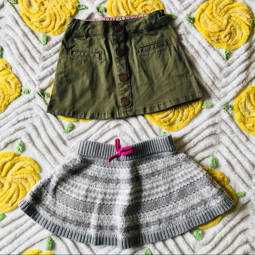 2 - Girls 3T skirts
